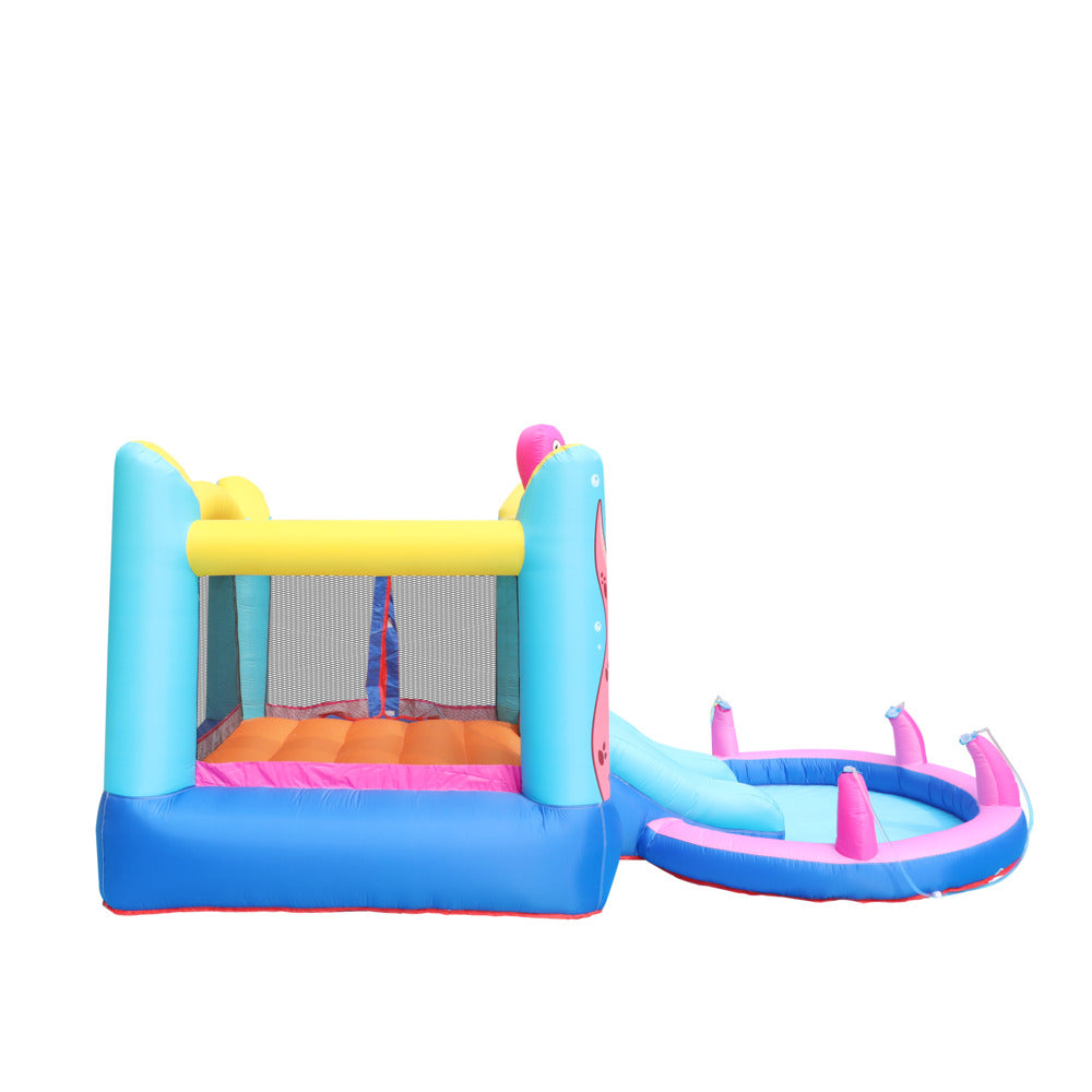 KIDS JUMPER SLIDE & POOL OCTOPUS D-12ft.6" W-6ft.6" H-6ft