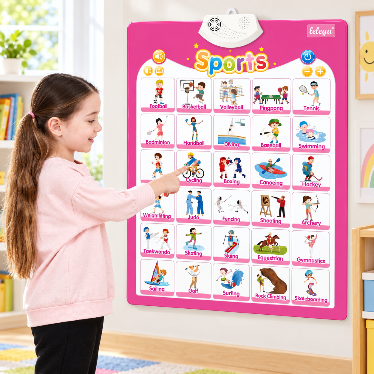 KIDS TALKING CHART SPORTS
