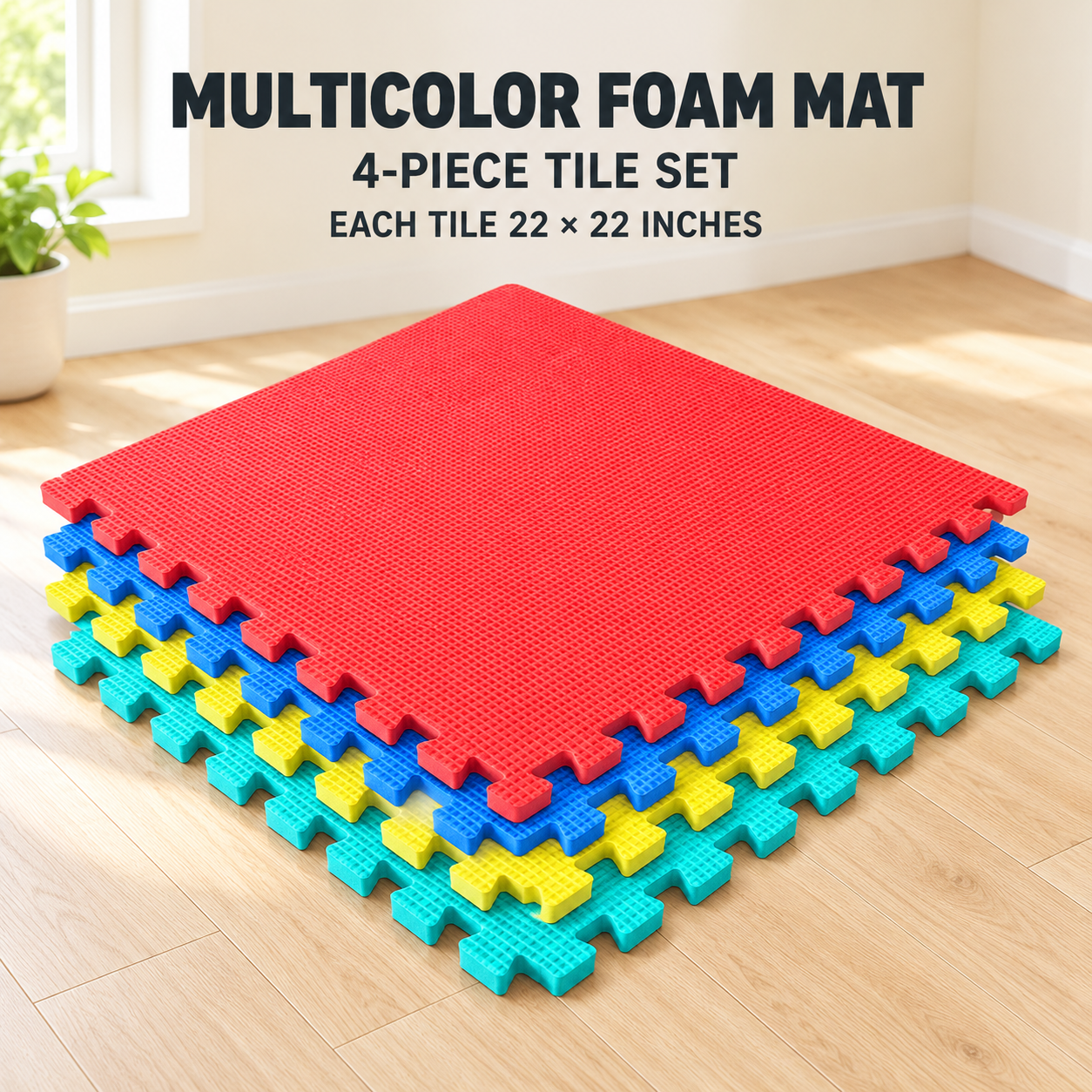 MULTICOLOR FOAM MAT