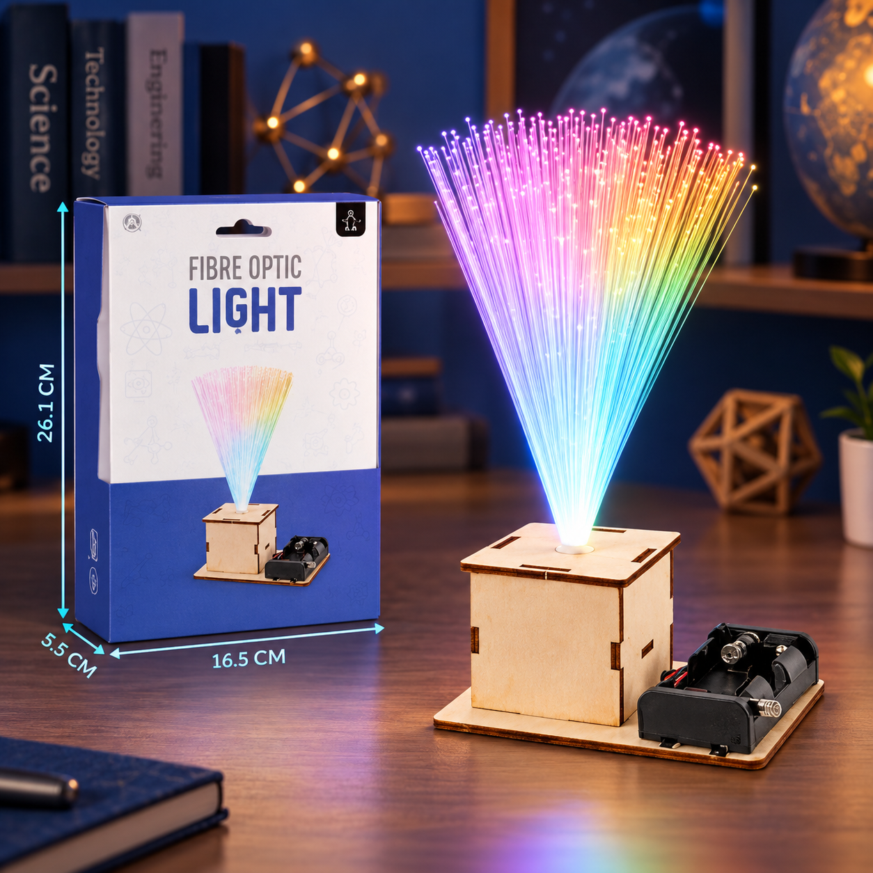DIY STEM Fibre Optic Light