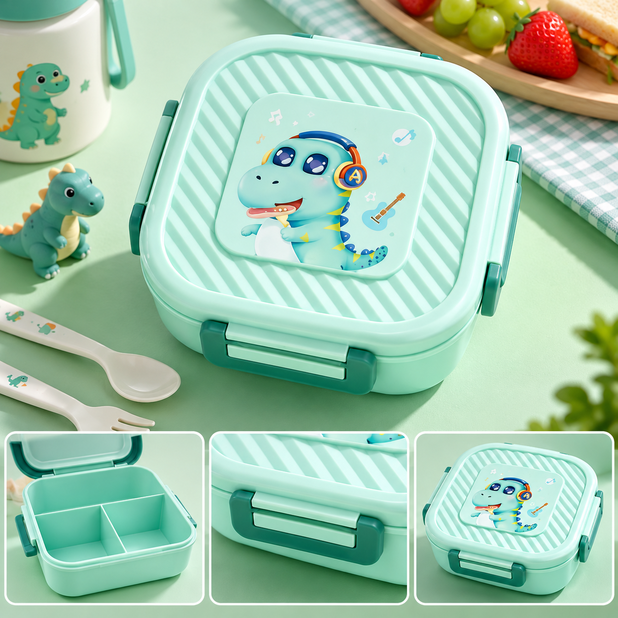 KIDS LUNCH BOX DINOSOUR BIG