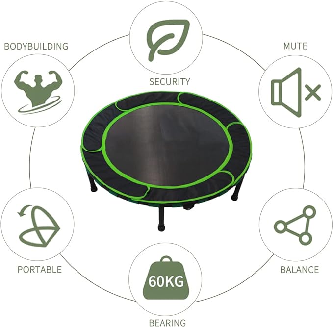 36" FOLDABLE TRAMPOLINE WITH HANDLE JB-036C