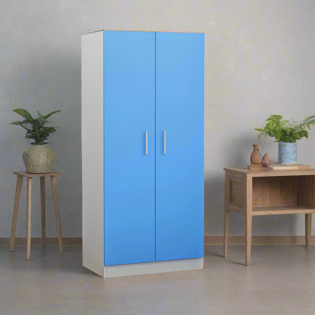 WOODEN ALMARI BLUE