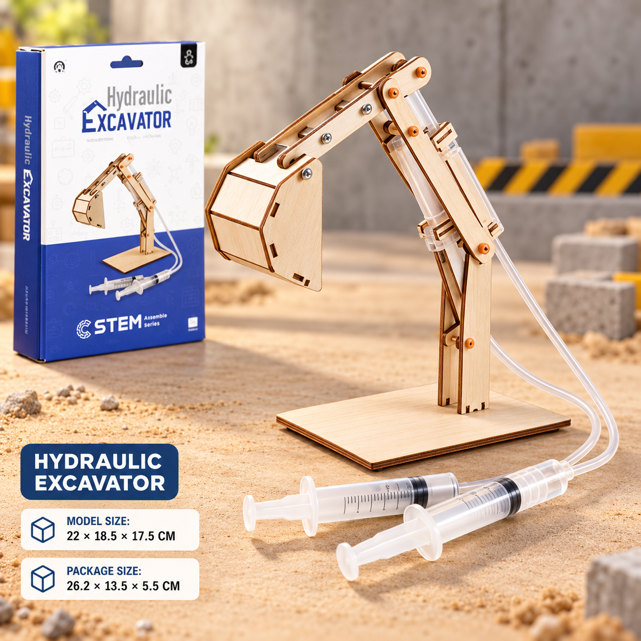 Hydraulic Excavator STEM Toy