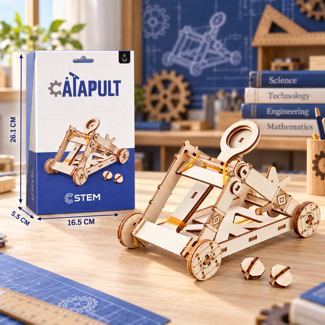 DIY Wooden STEM Catapult