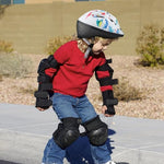 KIDS SAFETY HELMAT + KNEE GUARD