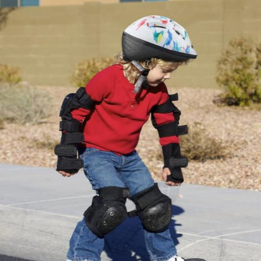 KIDS SAFETY HELMAT + KNEE GUARD