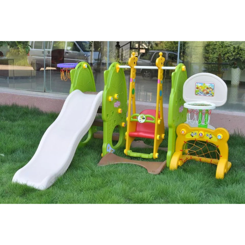 KIDS SLIDE & SWING L-82" W-74" H-47"