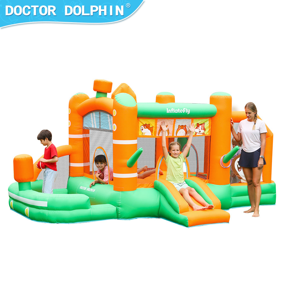 INF JUMPER SLIDE & POOL D-13ft.6" W-6ft.6" H-7ft.3"