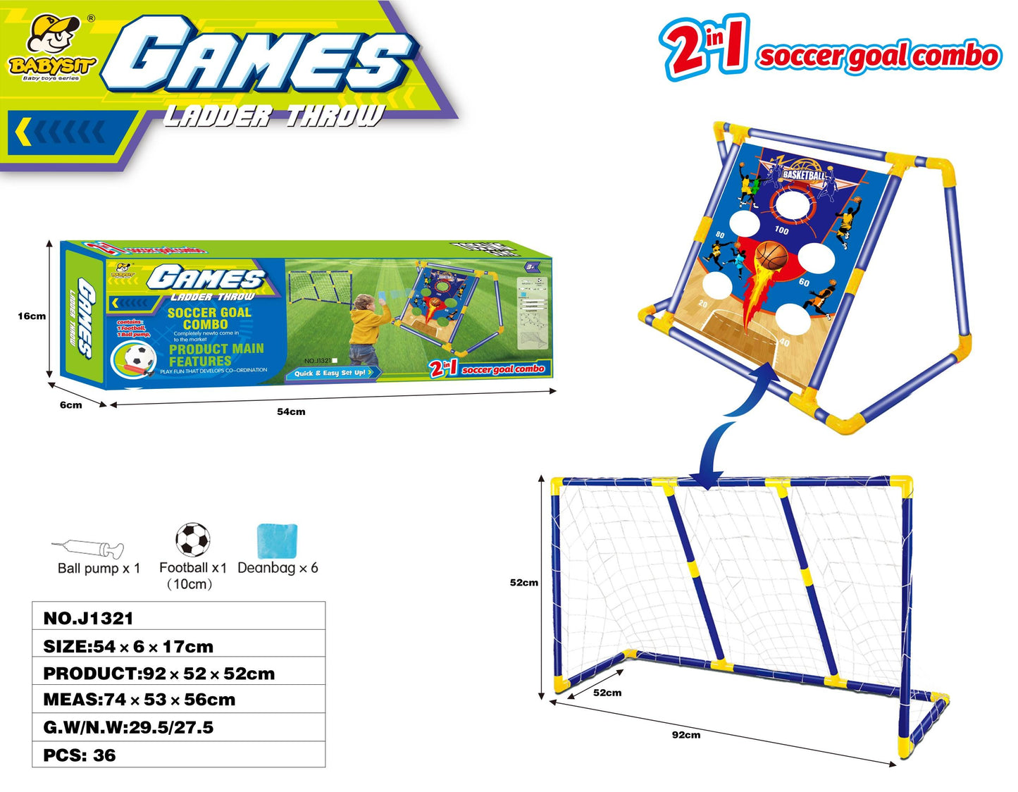 SOCCER GAME COMBO 2IN1