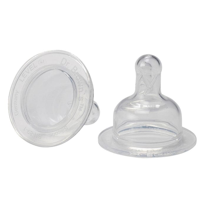 SINGLE WIDE NECK NIPPLE 3-6 M