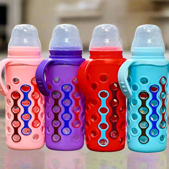 New Baby Feeder In Golden Stones In Blue Color BPA Free Award Winning Brand Dr JYM 330 ml main image 0