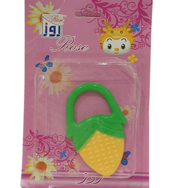 BABY TEETHER ROSE SLIICON