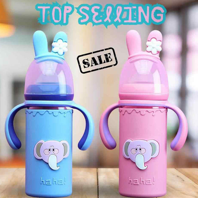 BABY GLASS FEEDER 240ml