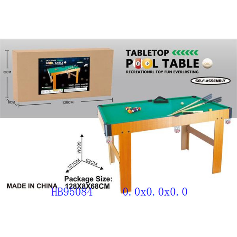 WOODEN BILLIARDS TABLE GAME