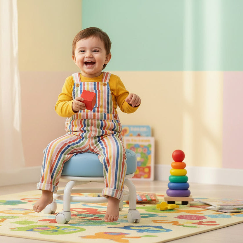 KIDS MINI STOOL WITH WHEEL