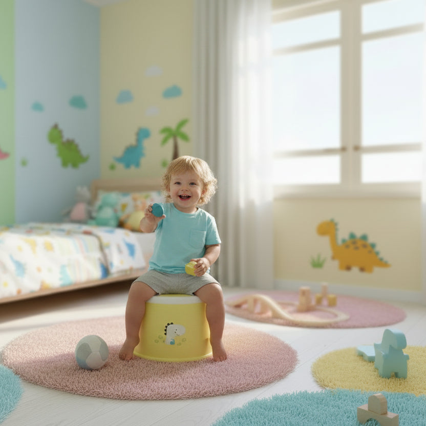 KIDS STOOL DINO