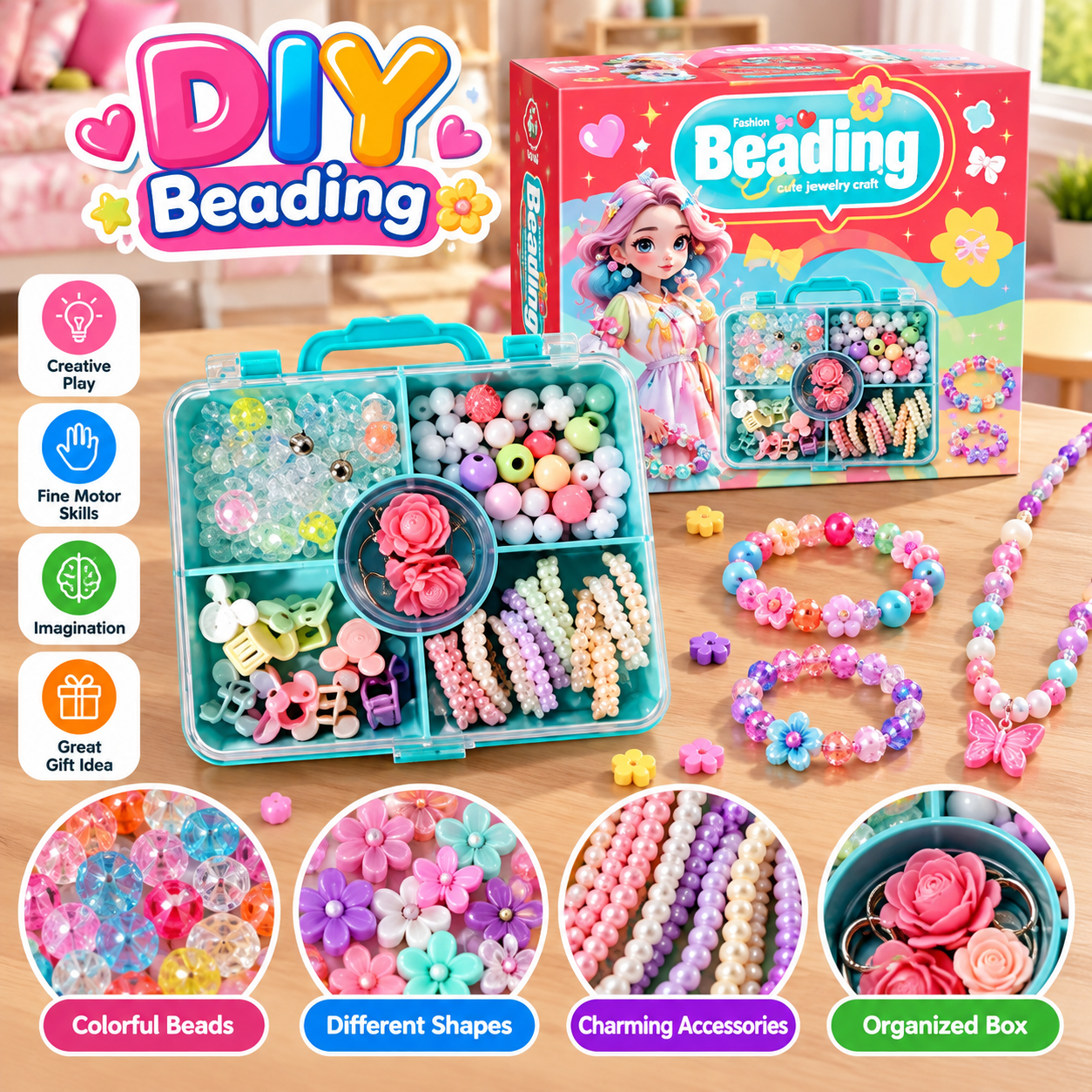 JEWLELY BEADS TOY 1PCS