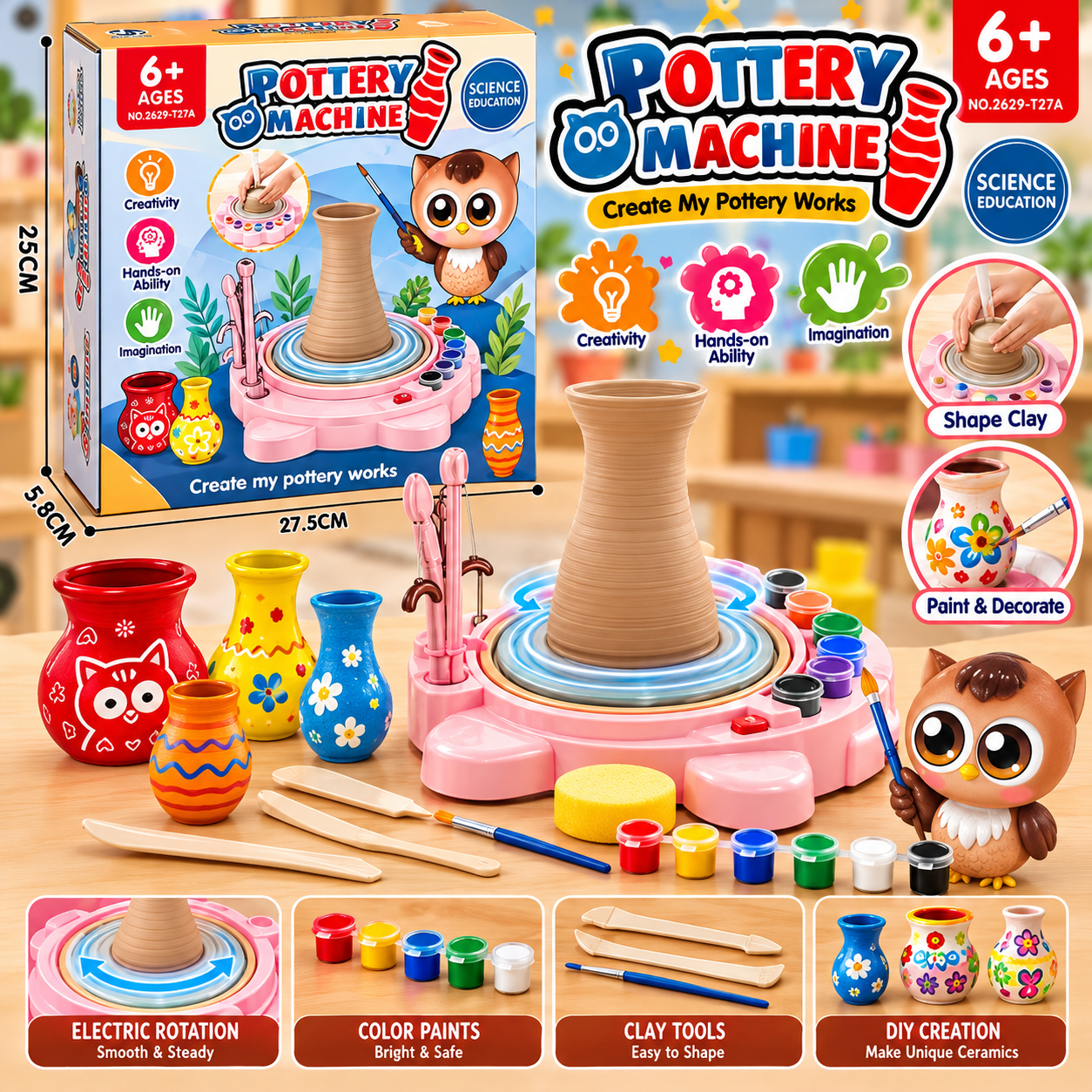 POTTERY WHEEL TOY (M)