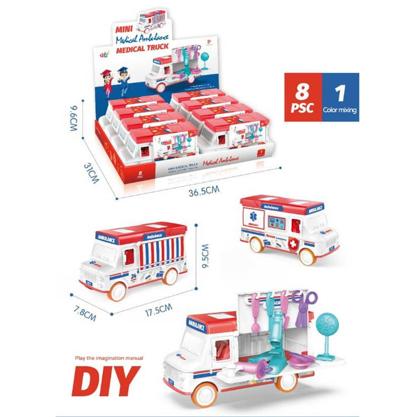 DOCTOR SET AMBULANCE TOY