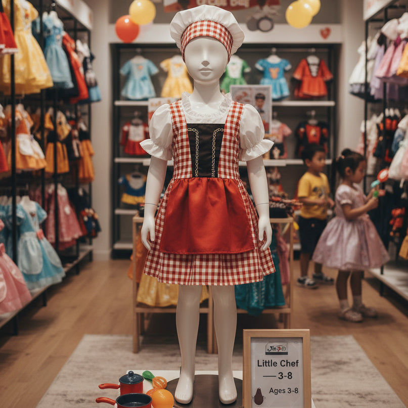 KIDS GIRL CHEF DRESS / COSTUME