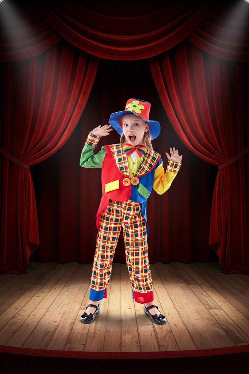 KIDS CLOWN COSTUME / DRESS