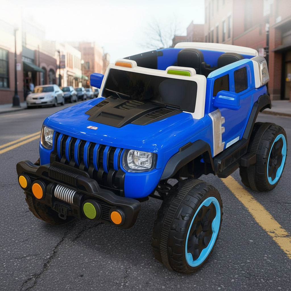 KIDS RIDE ON JEEP L-4FT W-23" H-28"