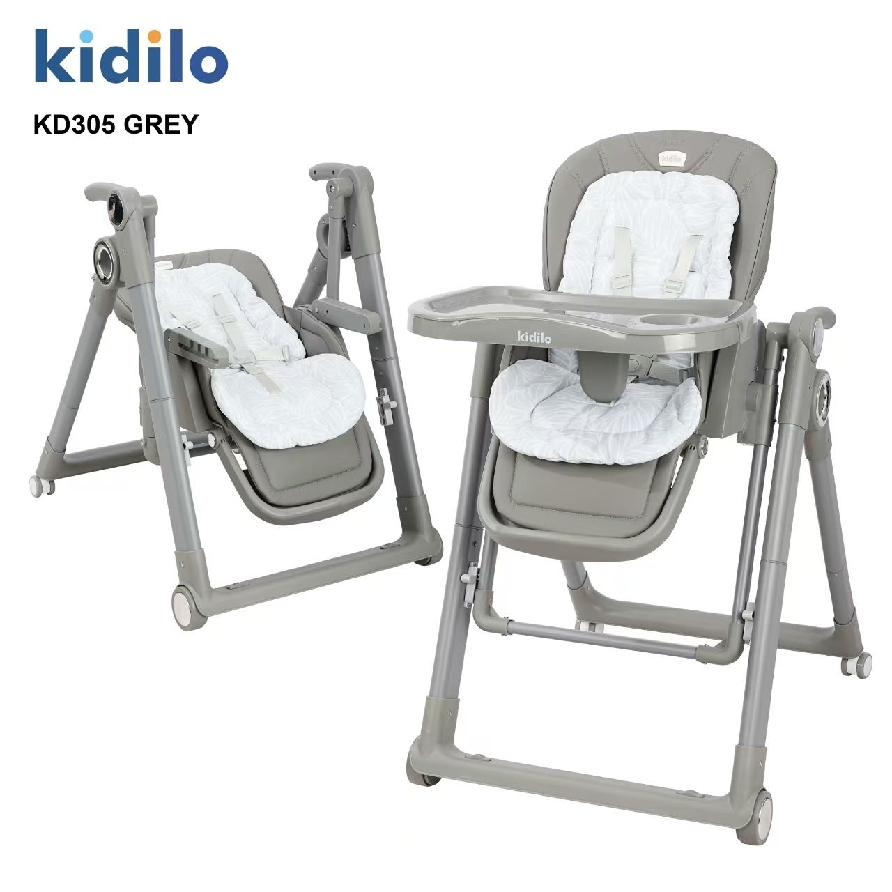 BABY FEEDING CHAIR & SWING 2 IN 1 KIDILO