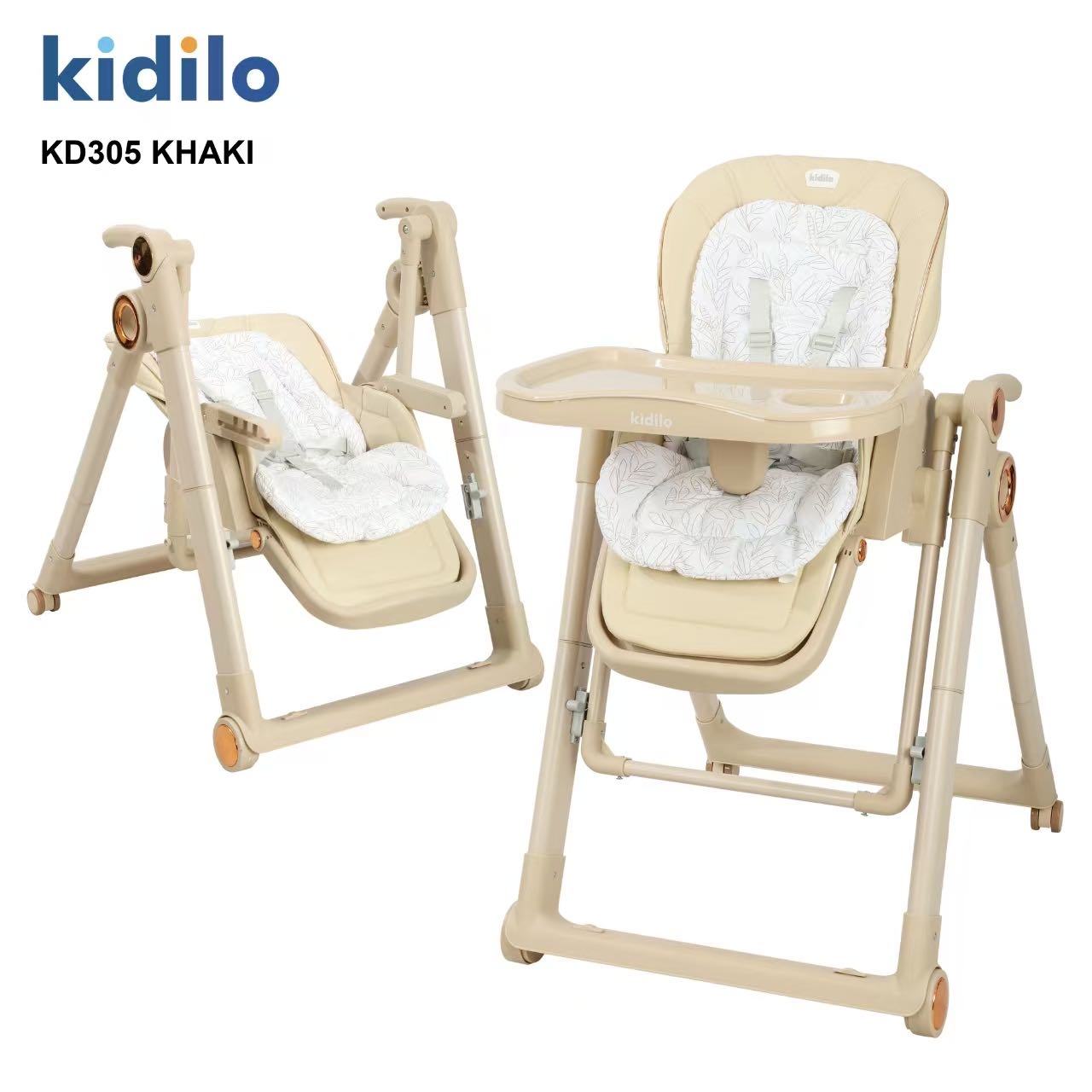 BABY FEEDING CHAIR & SWING 2 IN 1 KIDILO