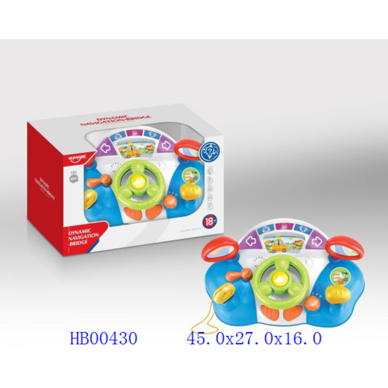 STEERING WHEEL TOY LIGHT & MUSIC