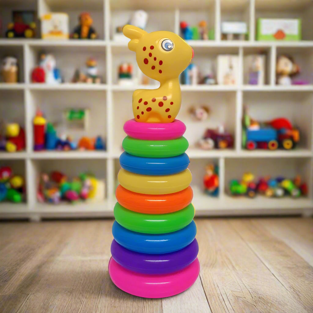 DEER RING TOWER 9 LAYER TOY