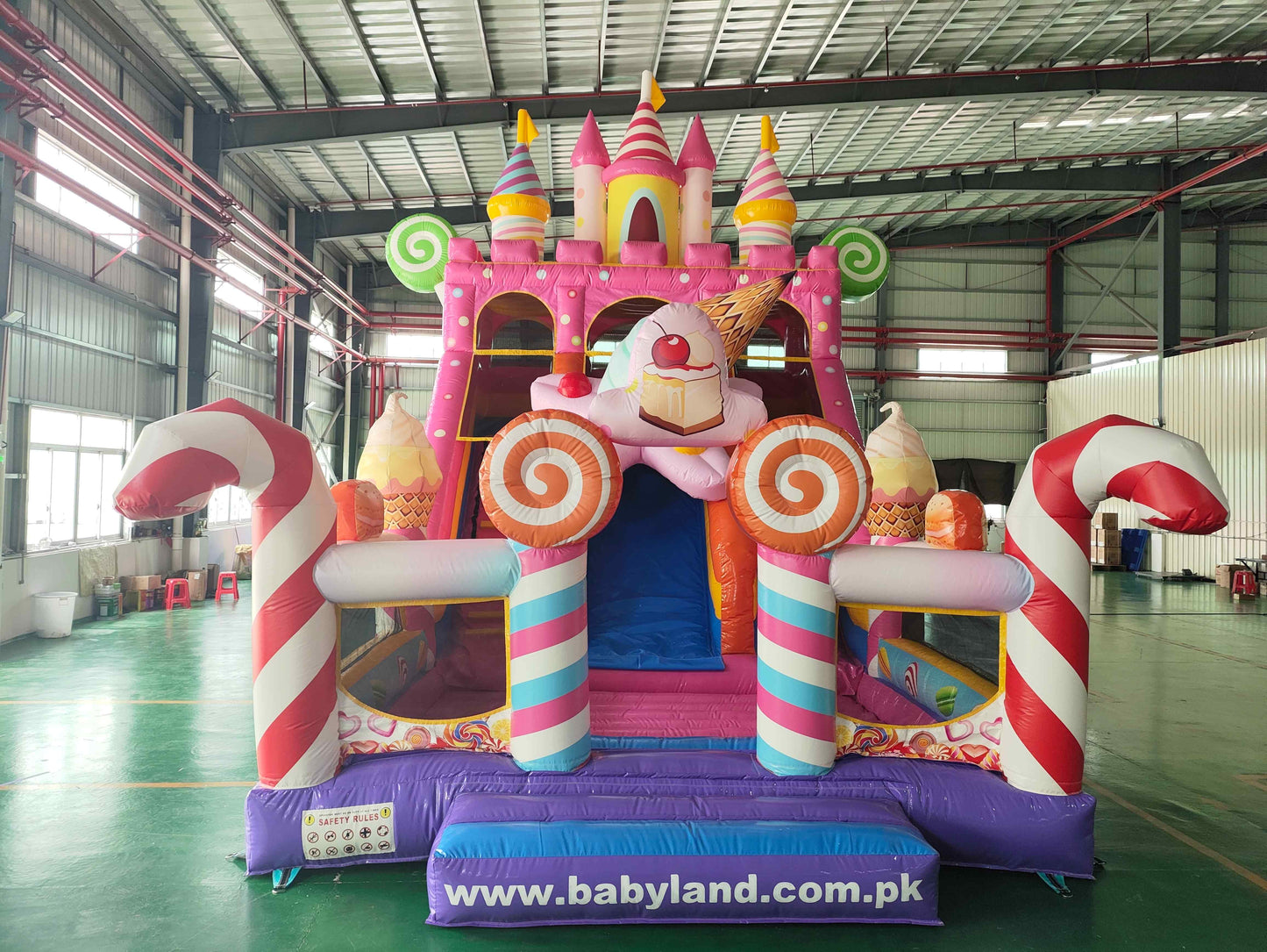 KIDS INFLATABLE SLIDE 9*5.15*7.62m