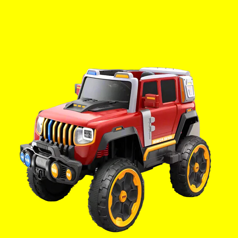 KIDS RIDE ON JEEP L-4FT W-23" H-28"