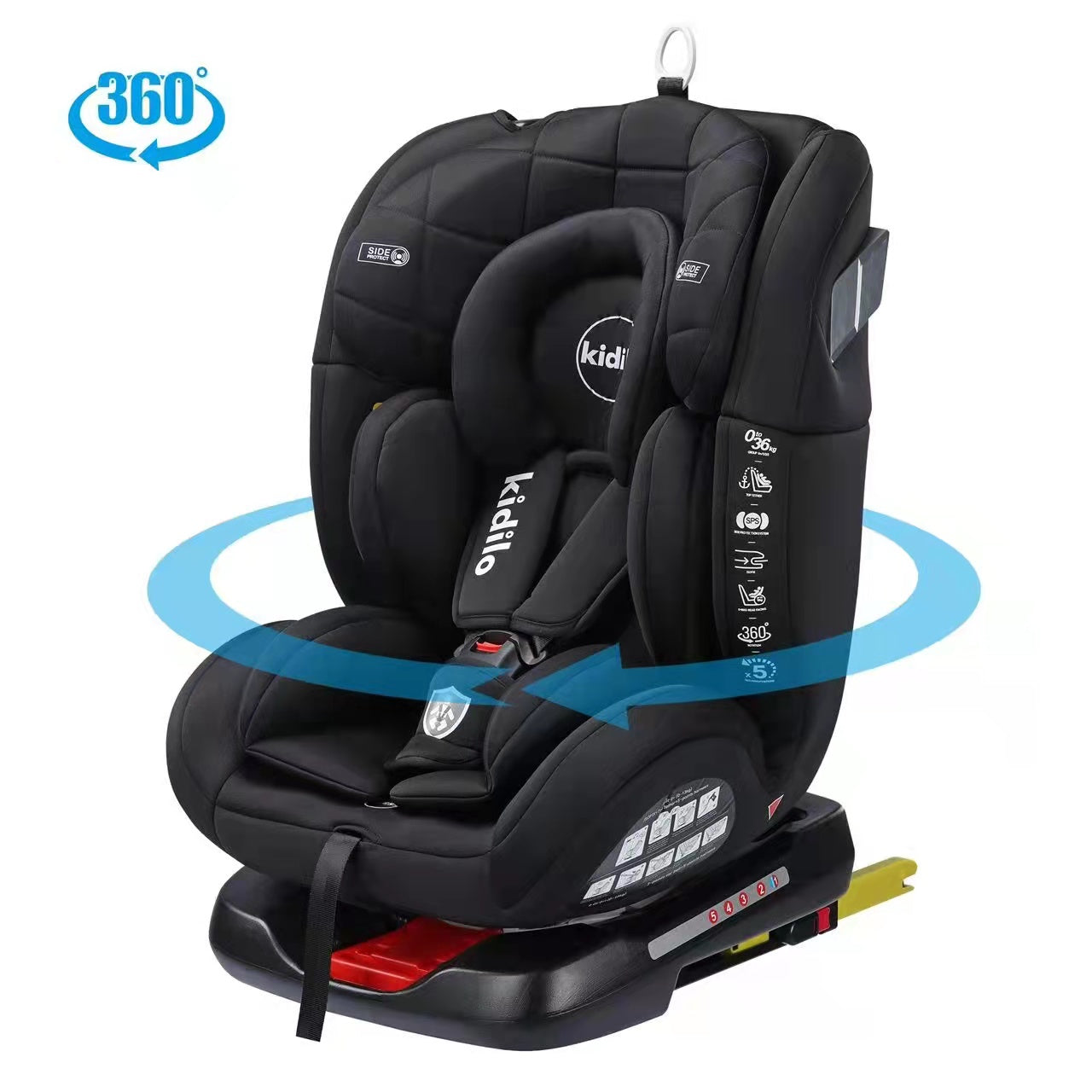 BABY CAR SEAT KIDILO CS-308KDL (GRAY COLOUR AVAILABLE)