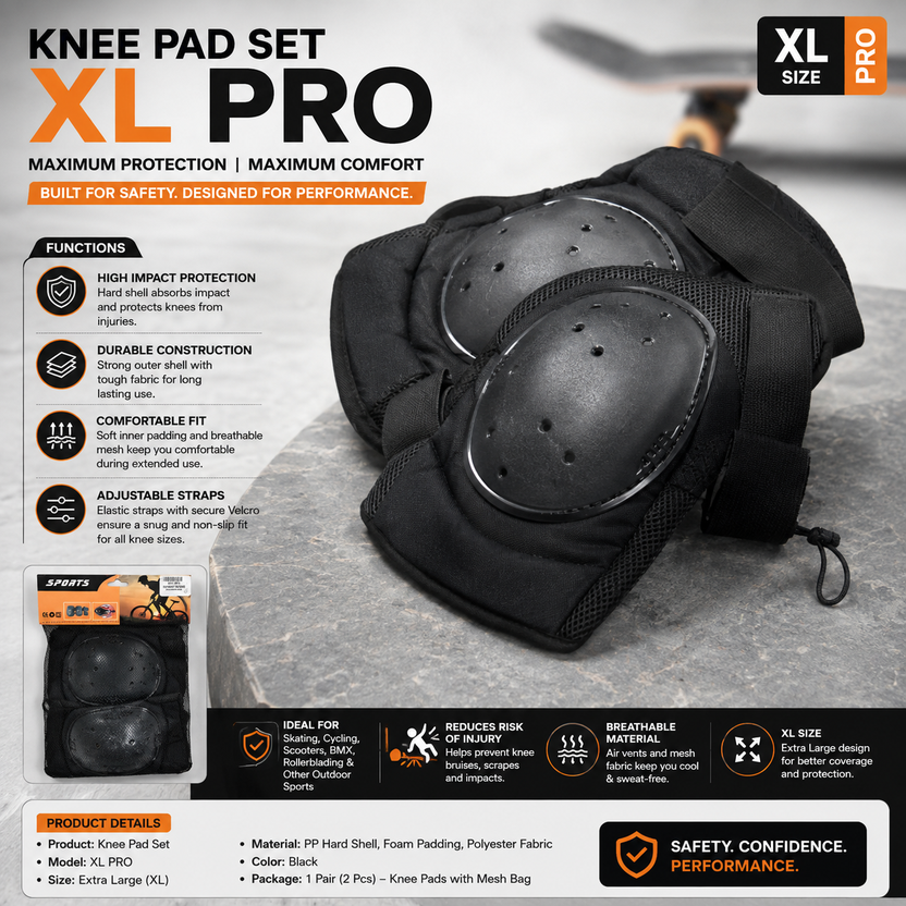 KNEE PAD SET XL PRO