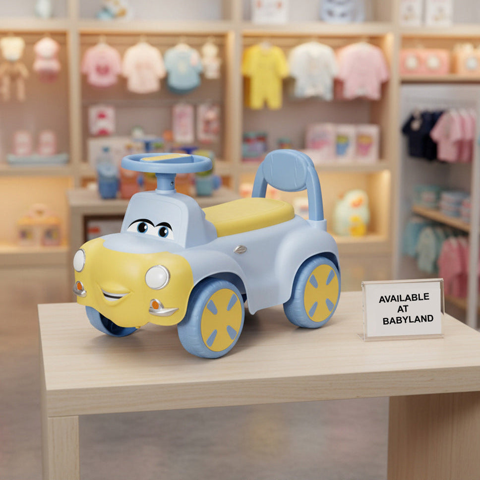 KIDS PUSH CAR SMILE FACE