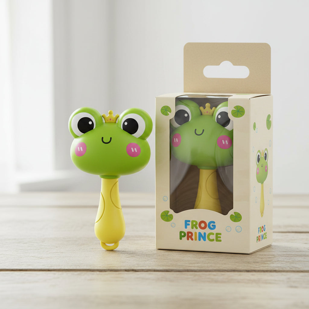RATTLE SET TOY FROG
