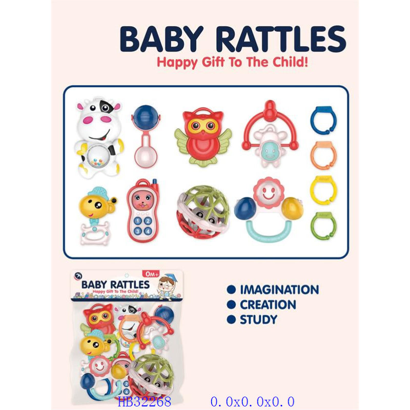 BABY RATTLE 12 PCS