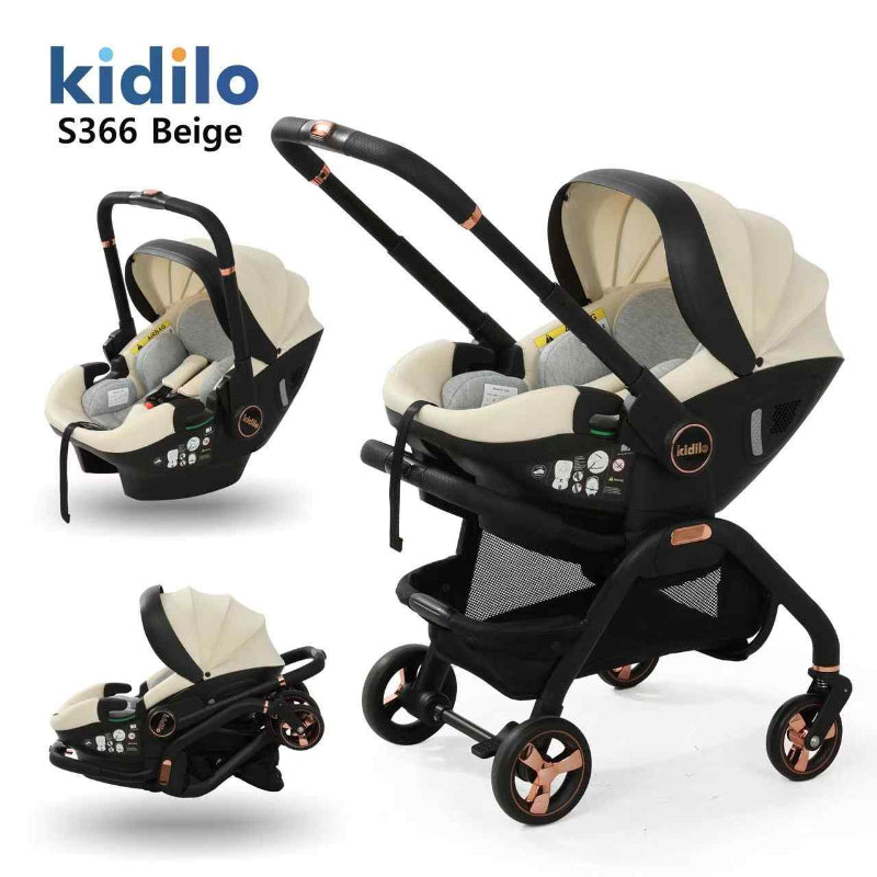 BABY STROLLER 3 IN 1 ONLY BLACK COLOUR AVAILABLE