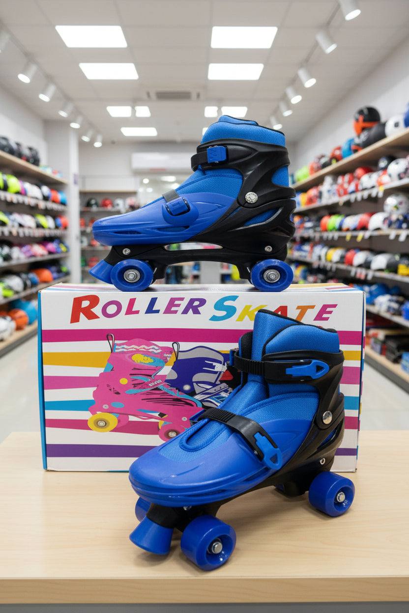 SKATE SHOES 4WHEEL AJUSTABLE