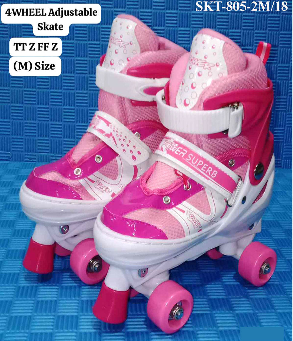 CHILDREN SKATE SHOES 4 WHEEL ADJUSTABLE
