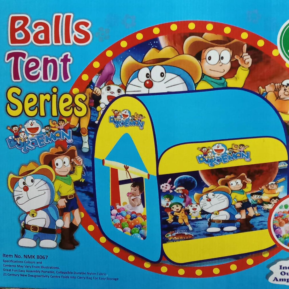 KIDS TENT HOUSE DOREMON 50BALLS