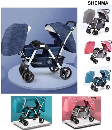 Twin Face to Face Baby Stroller S-758P