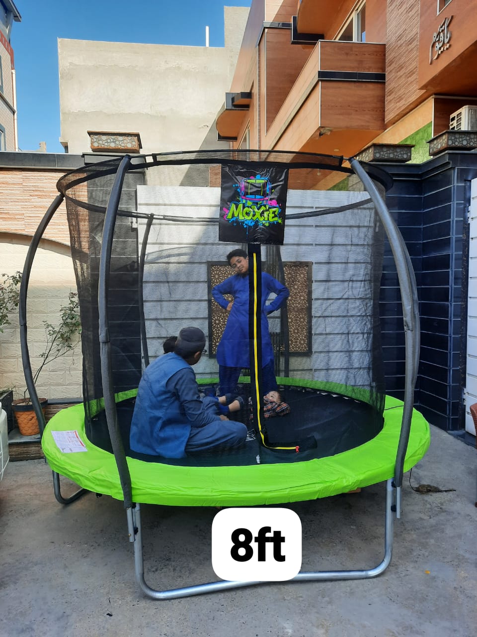 Folding trampoline 8ft hotsell