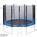 14FT TRAMPOLINE WITH STAIR & NET