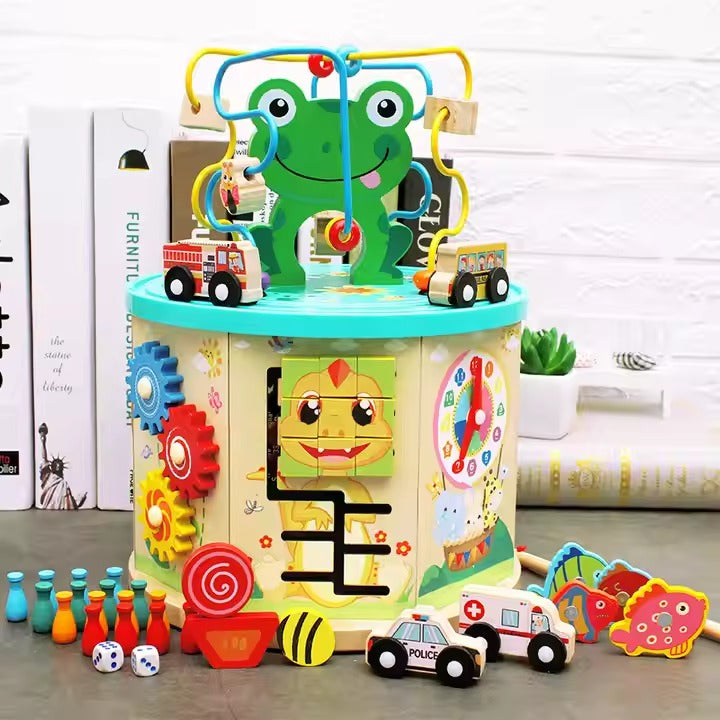 WOODEN 8 IN 1 ACTIVITY TOYS