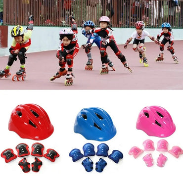 KIDS SAFTEY HELMAT + KNEE PAD