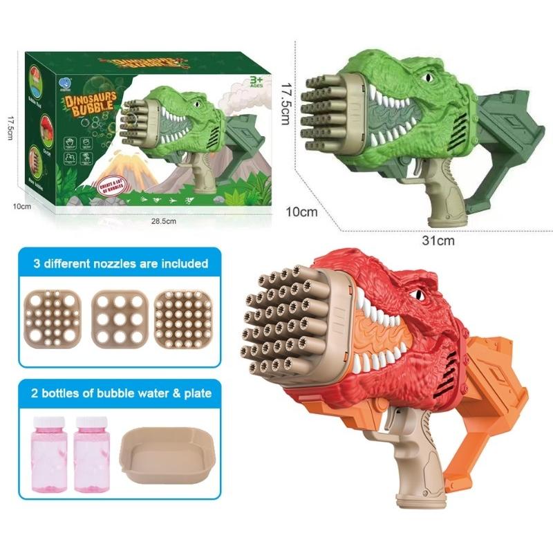 BUBBLE GUN TOY DINO