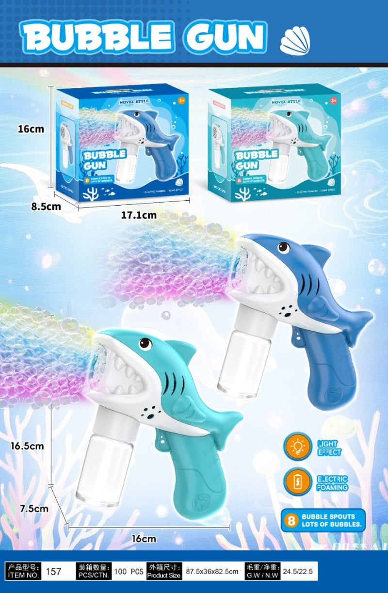BUBBLE GUN TOY SHARK