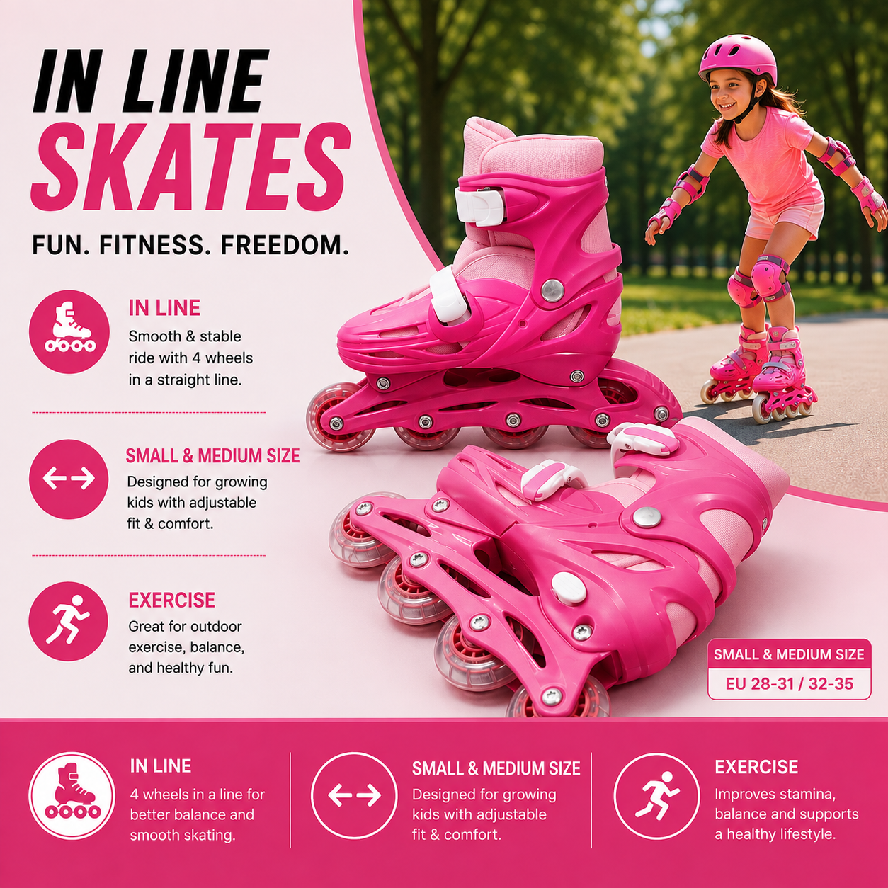 SKATE SHOES IN LINE MEDIUM
